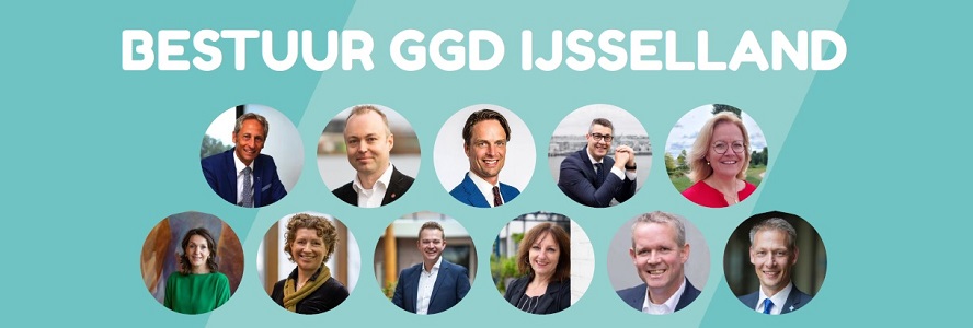 Foto leden algemeen bestuur GGD IJsselland